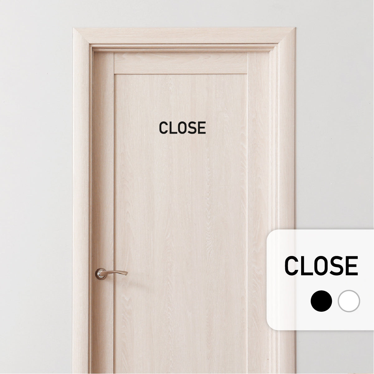 CLOSE(クローズ)文字切り抜きステッカー