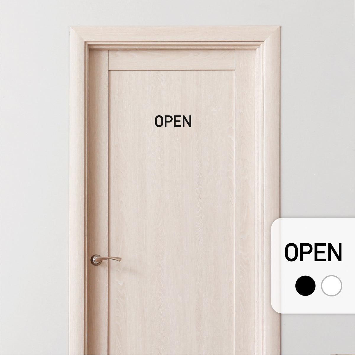 OPEN(オープン)文字切り抜きステッカー