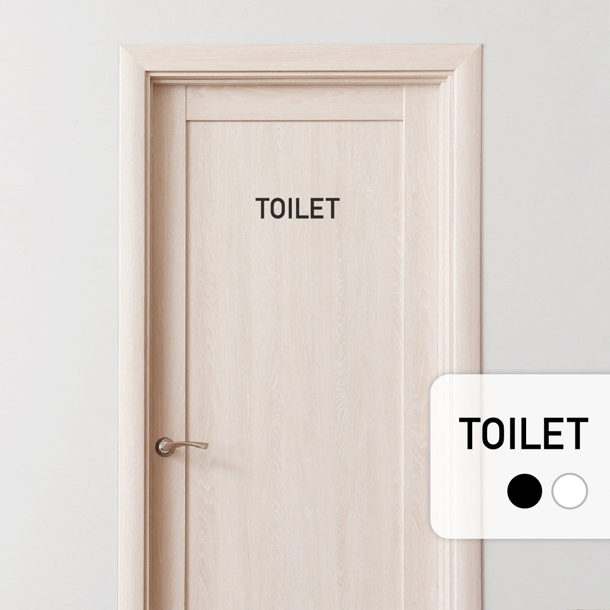 TOILET(トイレ)文字切り抜きステッカー