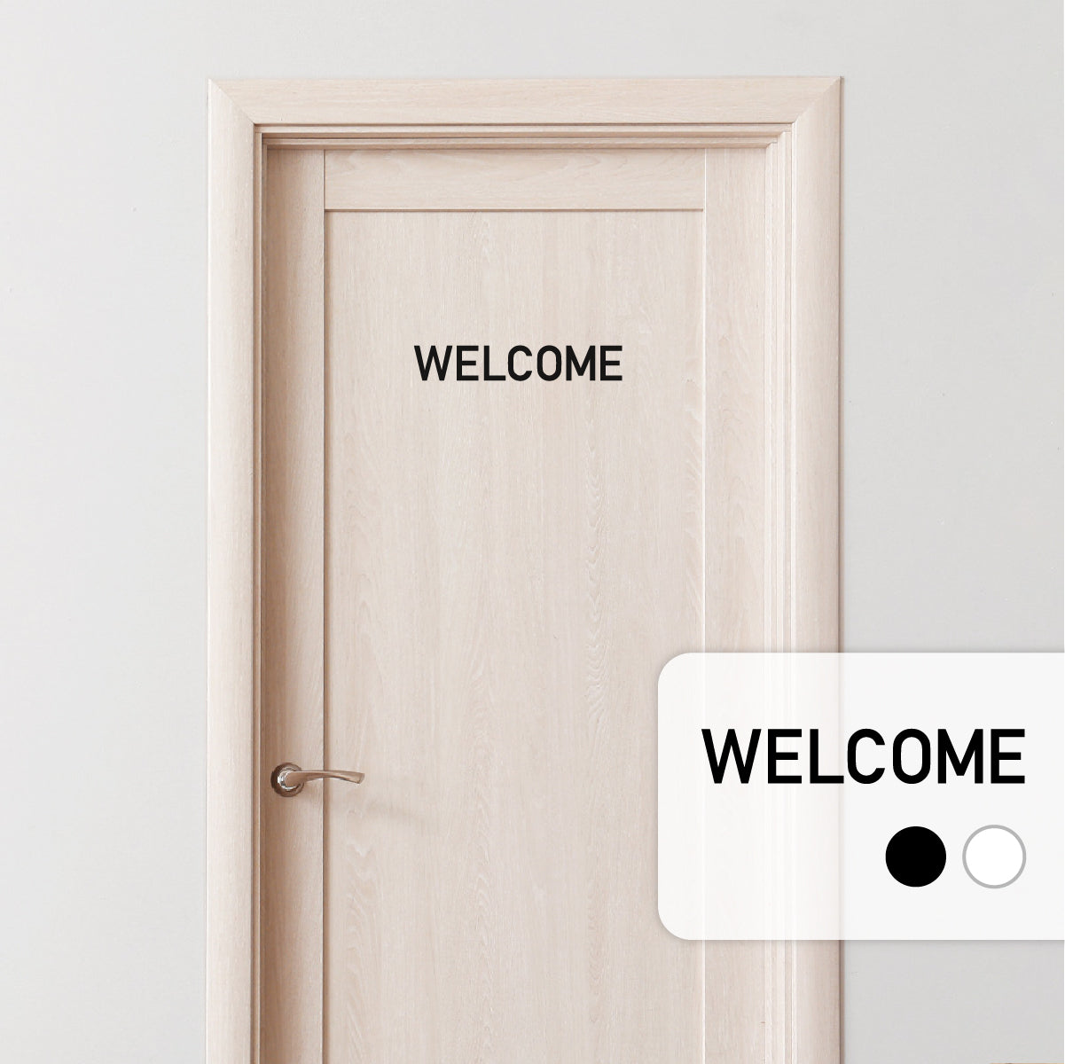 WELCOME(ウェルカム)文字切り抜きステッカー